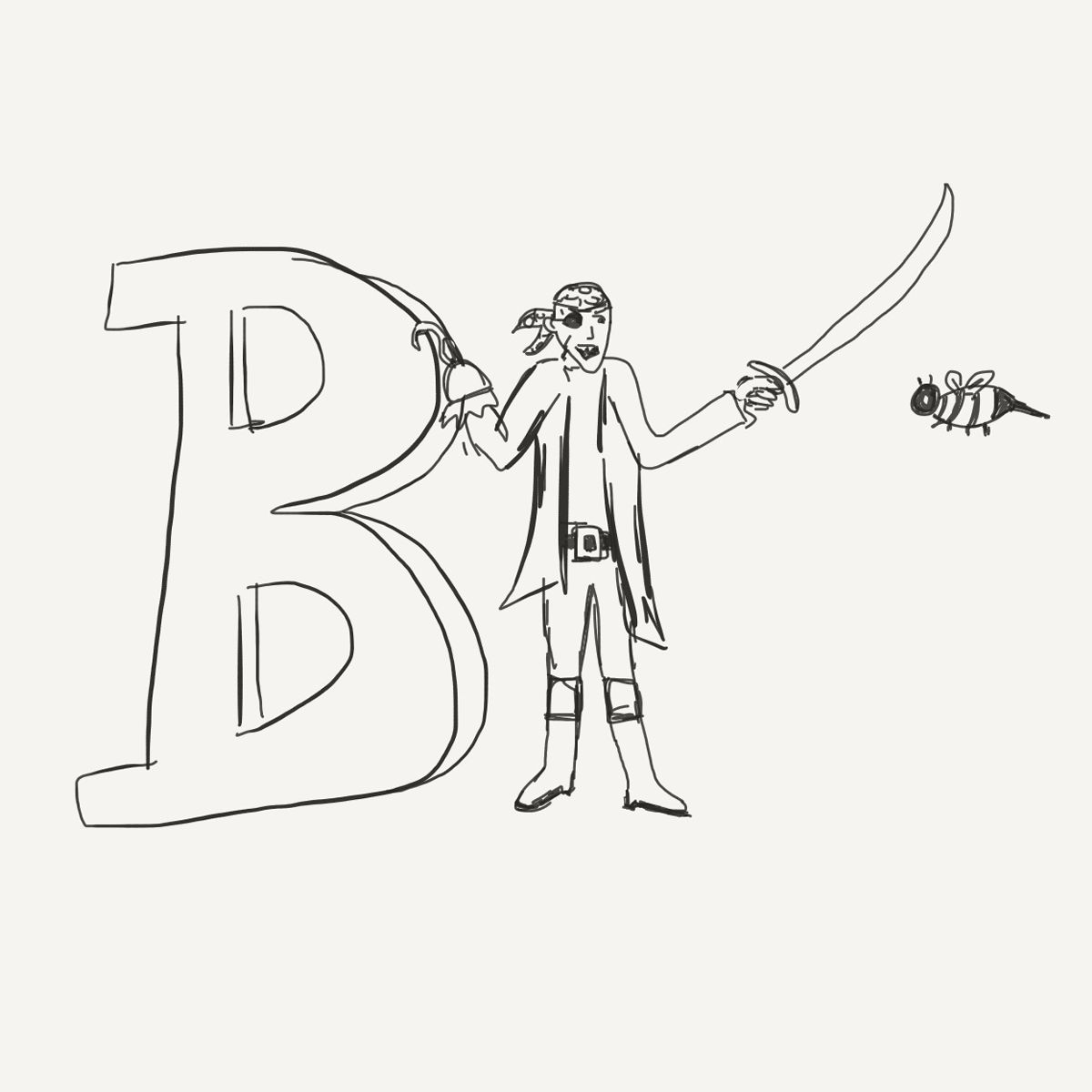 Letter B